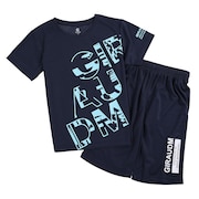 (キッズ)上下セットキッズ ドライプラス Tシャツ パンツ CT3S0072-TR865-GRSD NVY