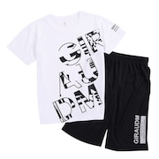 (キッズ)上下セット キッズ ドライプラス Tシャツ パンツ CT3S0072-TR865-GRSD WHT
