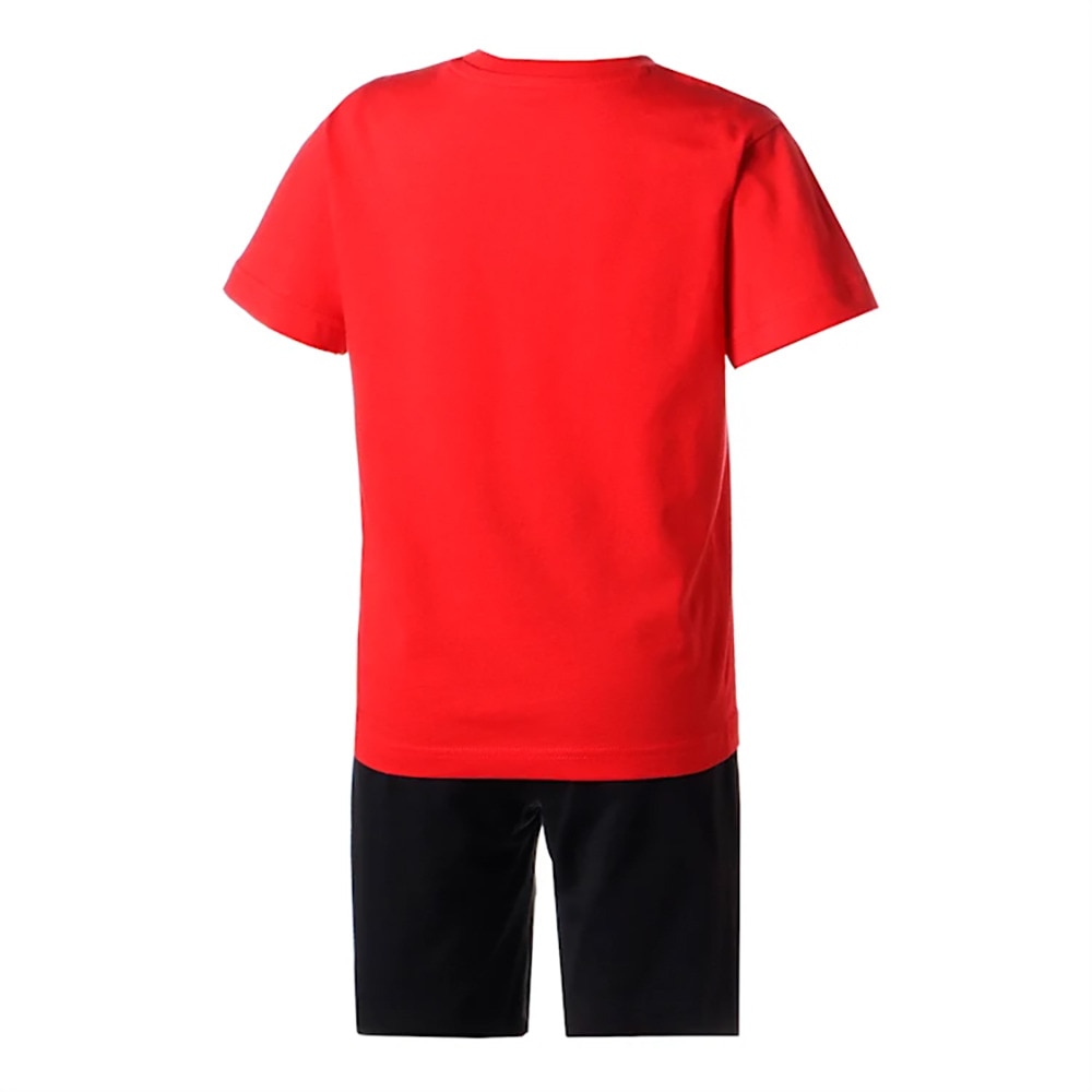プーマ（PUMA）（キッズ）ボーイズ ロゴ ラボ 上下 2点セット Tシャツ & ショーツ 675805 11 RED