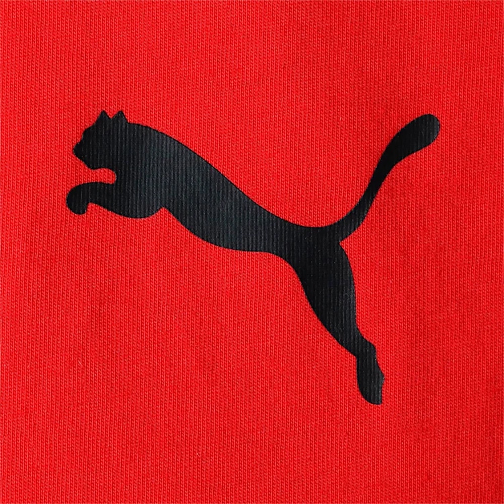 プーマ（PUMA）（キッズ）ボーイズ ロゴ ラボ 上下 2点セット Tシャツ & ショーツ 675805 11 RED