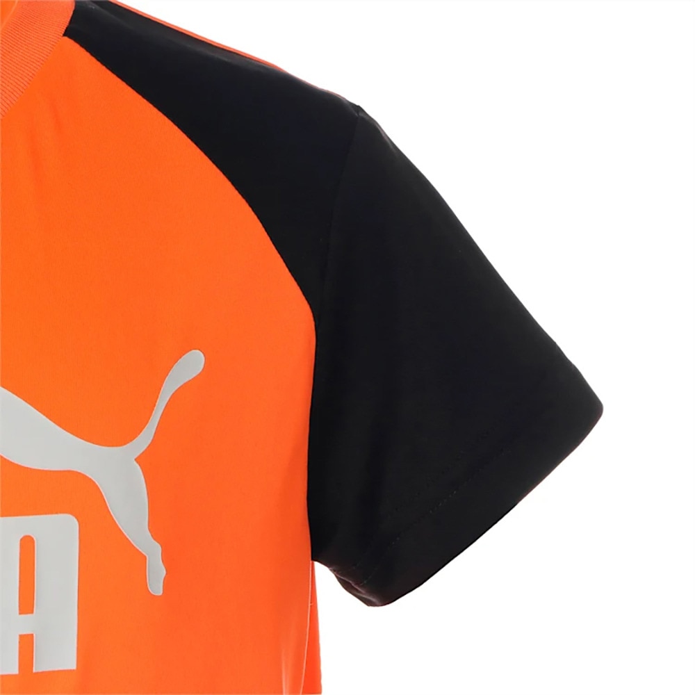 プーマ（PUMA）（キッズ）ボーイズ ポリ Tシャツ & ショーツ 上下セット 849634 22 ORG