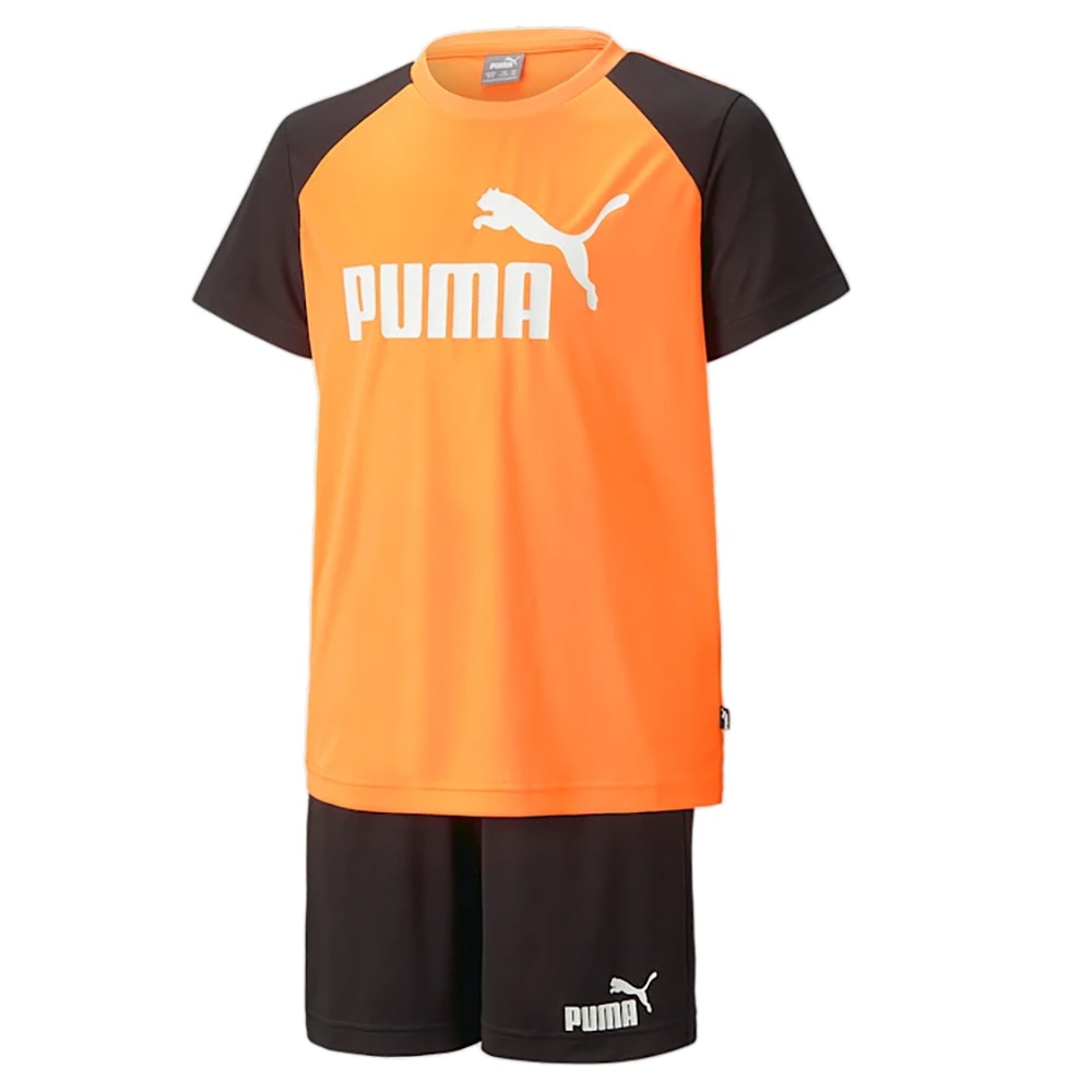 プーマ（PUMA）（キッズ）ボーイズ ポリ Tシャツ & ショーツ 上下