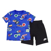 ナイキ（NIKE）（キッズ）ボーイズ NSW AOP FT SHORT 上下セット 86L693-023