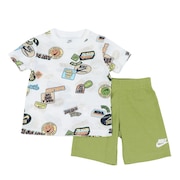 ナイキ（NIKE）（キッズ）ボーイズ NSW AOP FT SHORT 上下セット 86L693-EH3