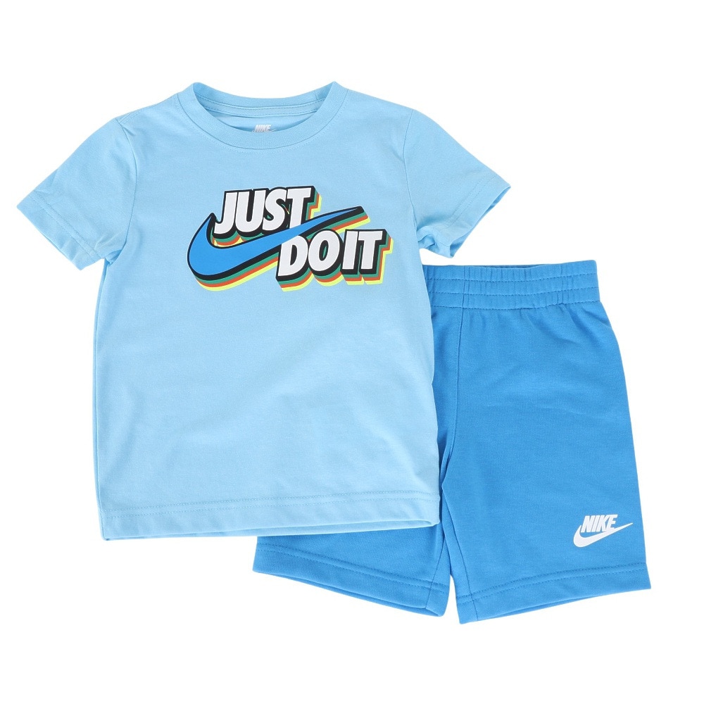 ナイキ（NIKE）（キッズ）ボーイズ NSW SOA フリースショーツ Tシャツ 上下セット 86L853-B68