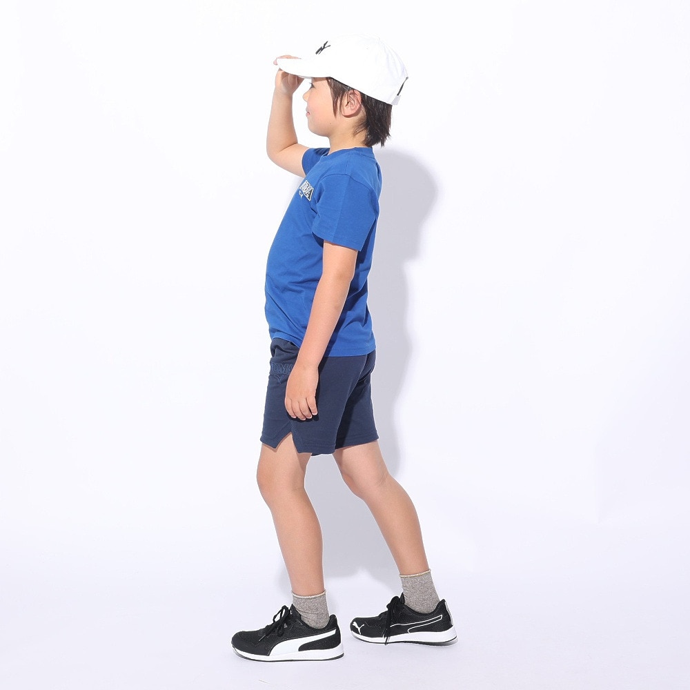 プーマ（PUMA）（キッズ）ボーイズ プーマ スクアッド 半袖Tシャツ & ショーツセット 681409 17 BGRY