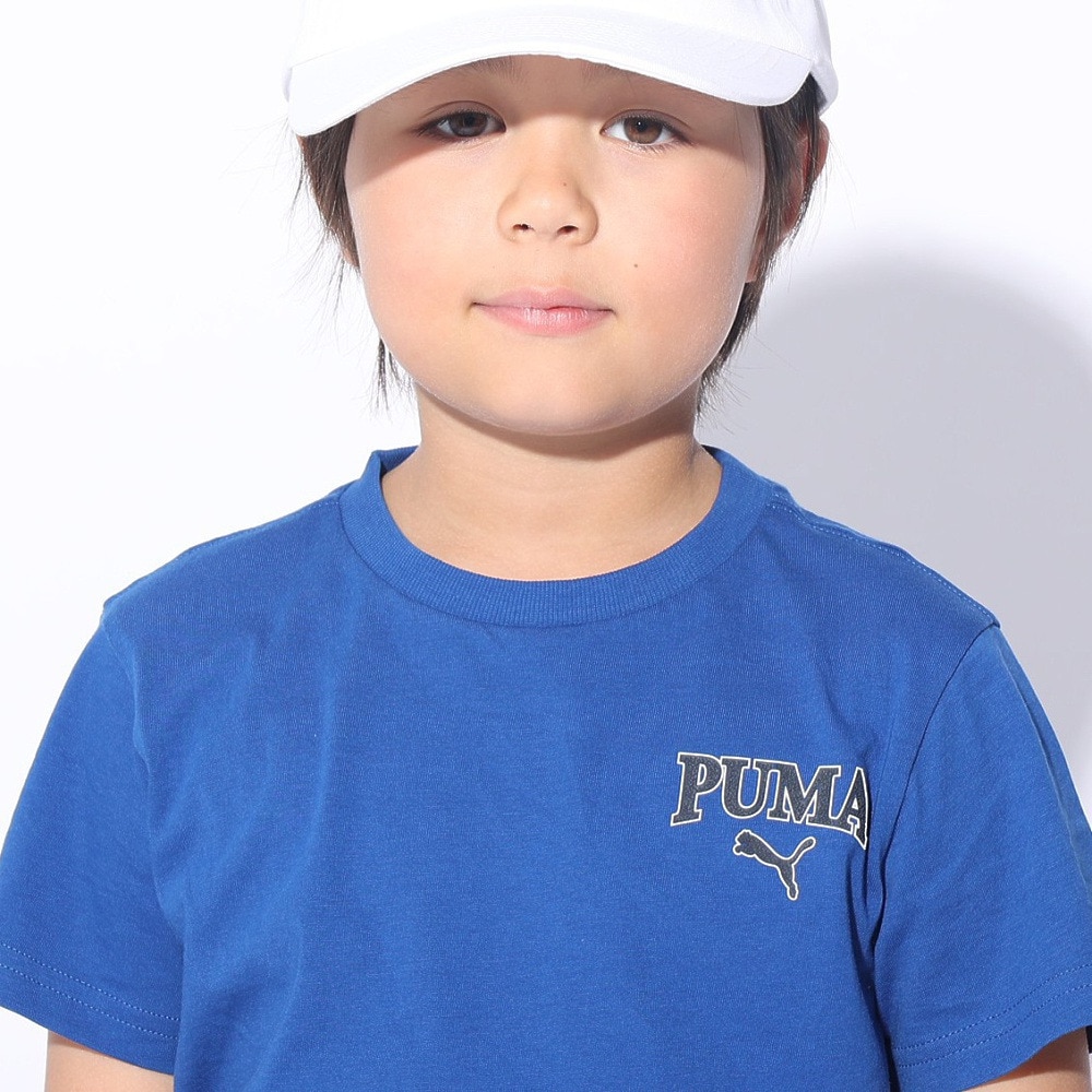 プーマ（PUMA）（キッズ）ボーイズ プーマ スクアッド 半袖Tシャツ & ショーツセット 681409 17 BGRY