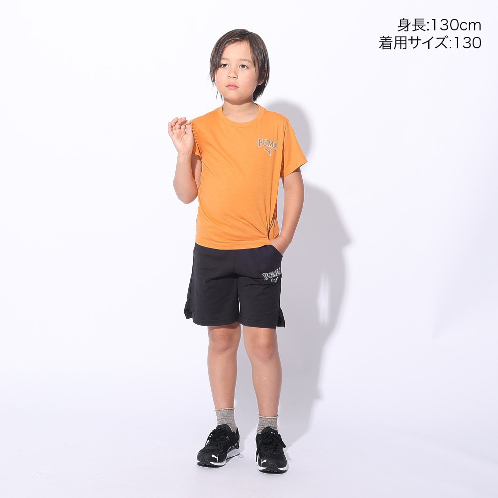 プーマ（PUMA）（キッズ）ボーイズ プーマ スクアッド 半袖Tシャツ & ショーツセット 681409 91 ORG