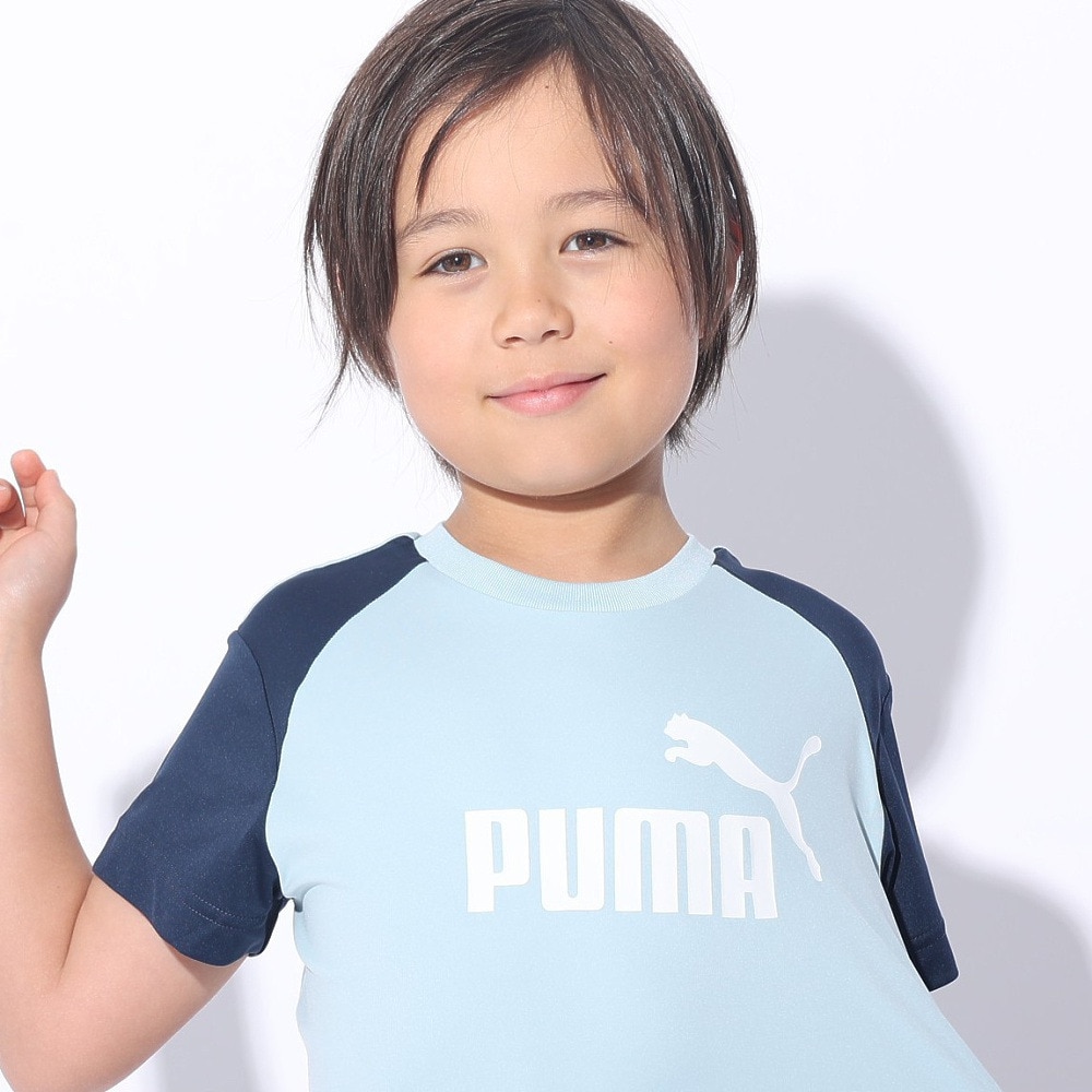 プーマ（PUMA）（キッズ）ボーイズ ポリ 半袖Tシャツ & ショーツセット 849634 23 TQS