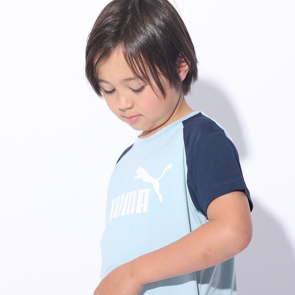 プーマ（PUMA）（キッズ）ボーイズ ポリ 半袖Tシャツ & ショーツセット 849634 23 TQS