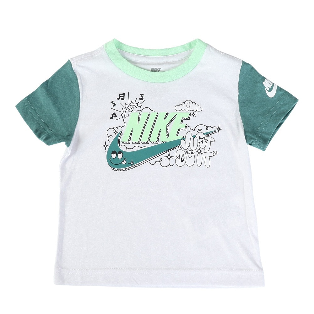 ナイキ（NIKE）（キッズ）トドラー ボーイズ ショートスリーブ Tシャツ ショートパンツ 上下セット 76M016-E2E