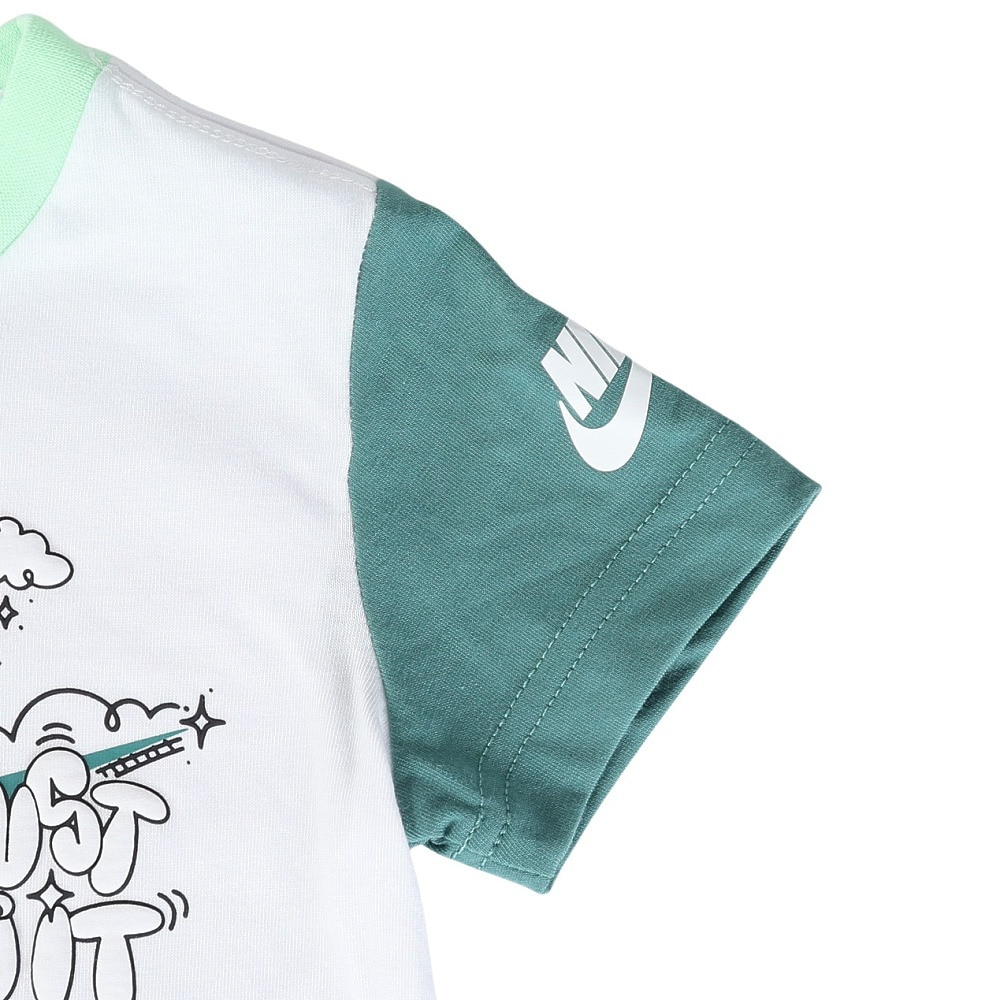 ナイキ（NIKE）（キッズ）トドラー ボーイズ ショートスリーブ Tシャツ ショートパンツ 上下セット 76M016-E2E