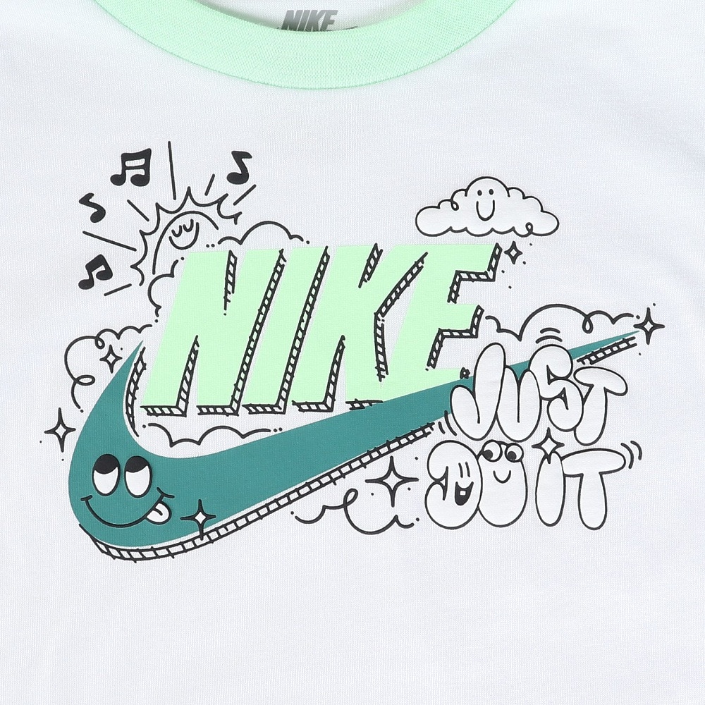 ナイキ（NIKE）（キッズ）トドラー ボーイズ ショートスリーブ Tシャツ ショートパンツ 上下セット 76M016-E2E