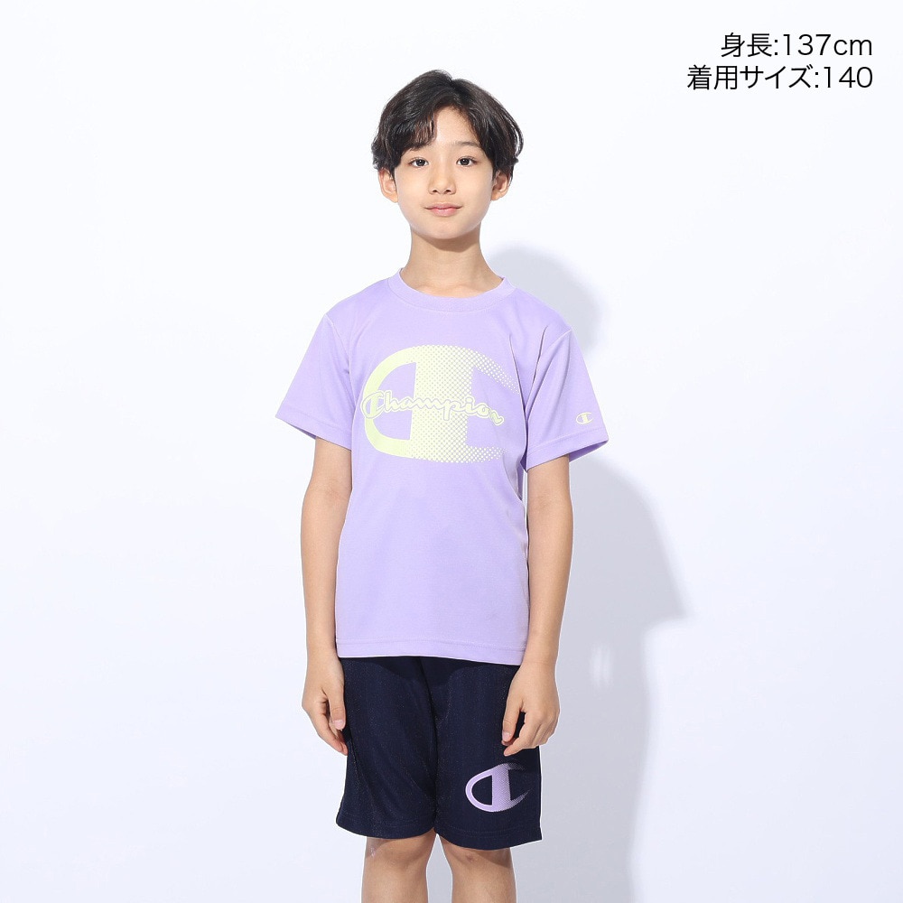 チャンピオン（CHAMPION）（キッズ）Tシャツ & ショーツセット CK-ZSW02 225