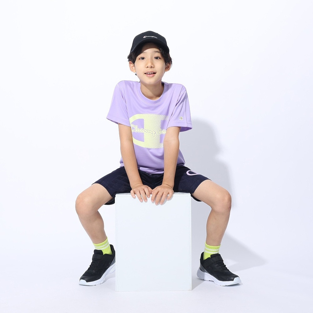 チャンピオン（CHAMPION）（キッズ）Tシャツ & ショーツセット CK-ZSW02 225