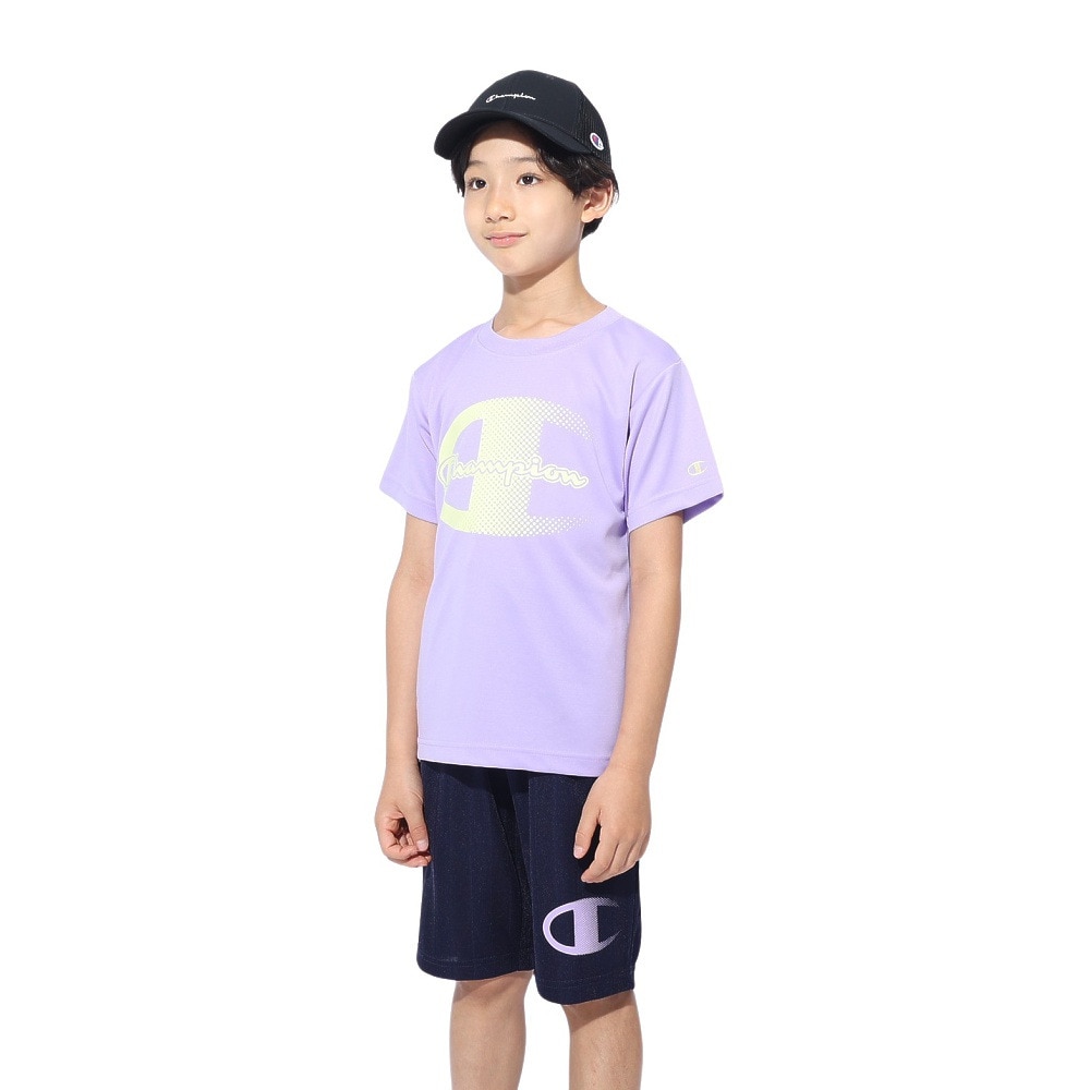 チャンピオン（CHAMPION）（キッズ）Tシャツ & ショーツセット CK-ZSW02 225