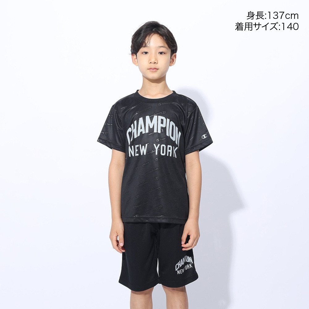 チャンピオン（CHAMPION）（キッズ）Tシャツ & ショーツセット CK-ZSW03 090