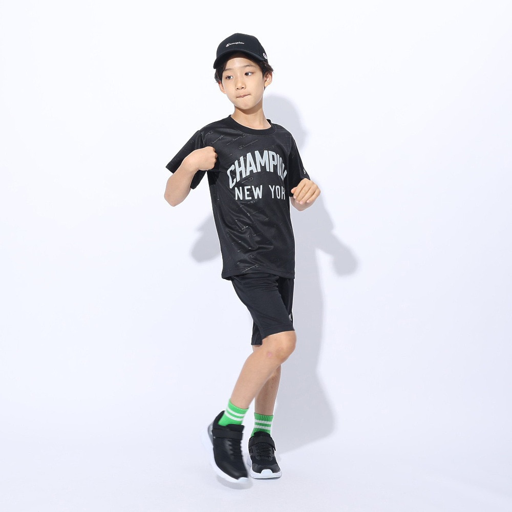 チャンピオン（CHAMPION）（キッズ）Tシャツ & ショーツセット CK-ZSW03 090