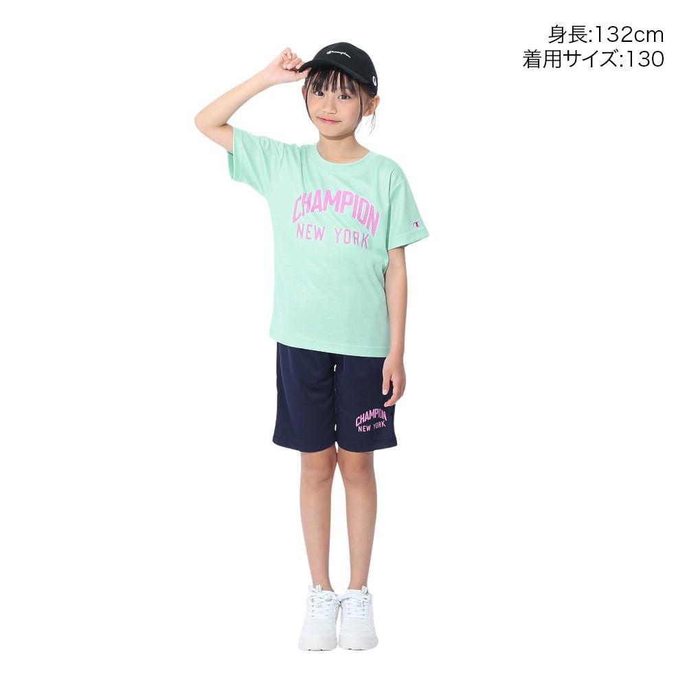 チャンピオン（CHAMPION）（キッズ）Tシャツ & ショーツセット CK-ZSW03 310