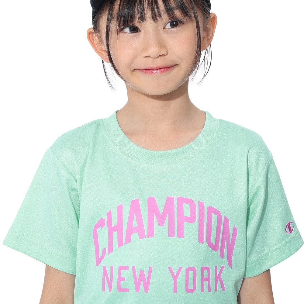 チャンピオン（CHAMPION）（キッズ）Tシャツ & ショーツセット CK-ZSW03 310