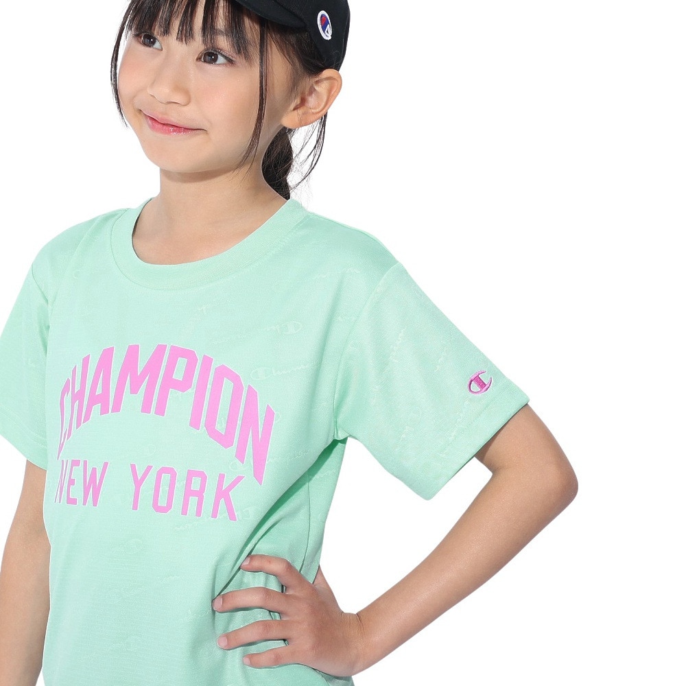 チャンピオン（CHAMPION）（キッズ）Tシャツ & ショーツセット CK-ZSW03 310