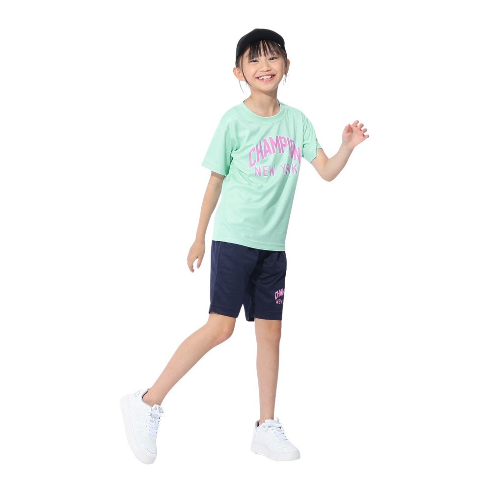 チャンピオン（CHAMPION）（キッズ）Tシャツ & ショーツセット CK-ZSW03 310