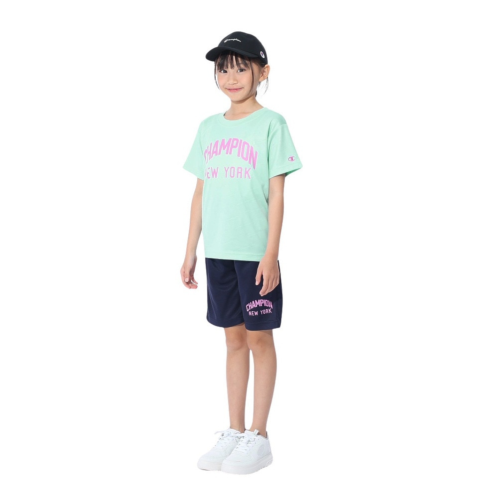 チャンピオン（CHAMPION）（キッズ）Tシャツ & ショーツセット CK-ZSW03 310