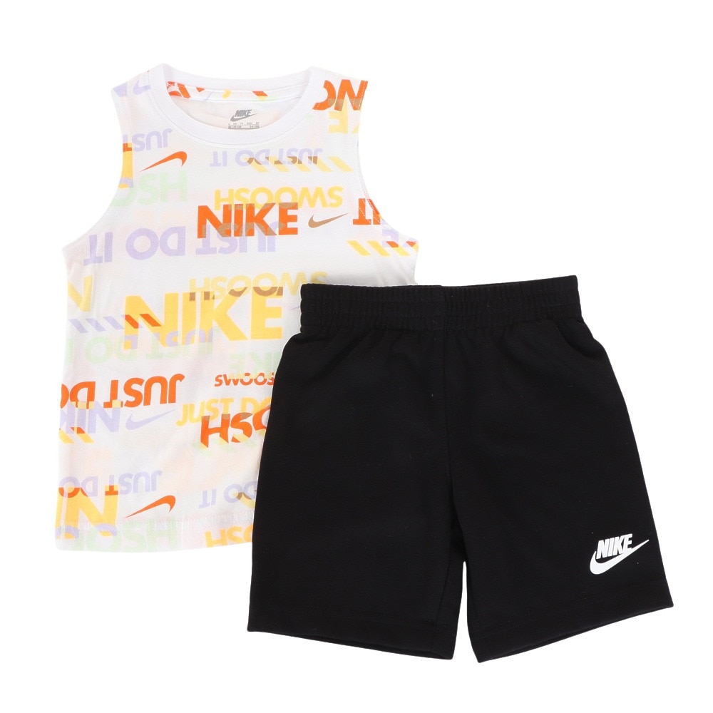 ナイキ（NIKE）（キッズ）ジュニア NKB B NSW PE AOP タンクトップ ショートパンツ 上下セット 86M044-023