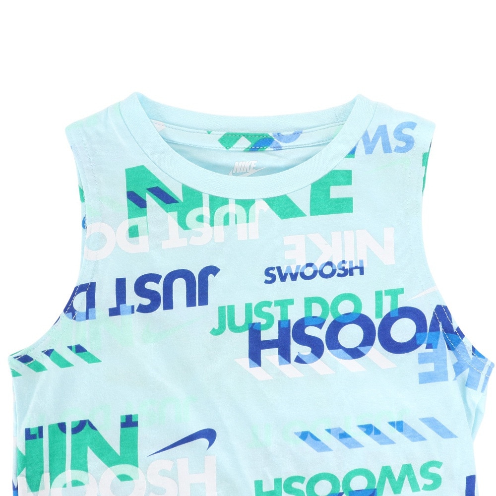ナイキ（NIKE）（キッズ）ジュニア NKB B NSW PE AOP タンクトップ ショートパンツ 上下セット 86M044-U89