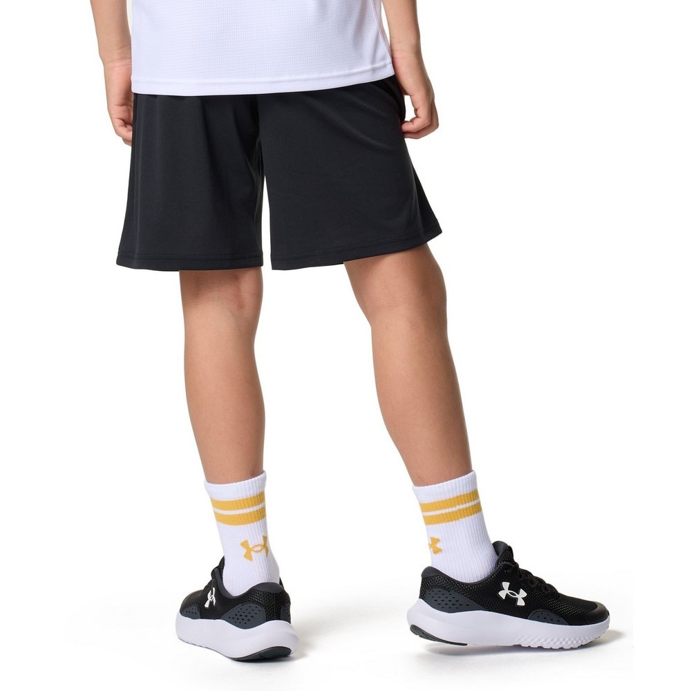 アンダーアーマー（UNDER ARMOUR）（キッズ）ジュニア テック カラーブロック Tシャツ ショーツ 上下セット 6001343 001