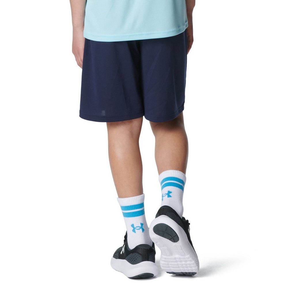 アンダーアーマー（UNDER ARMOUR）（キッズ）ジュニア テック カラーブロック Tシャツ ショーツ 上下セット 6001343 410
