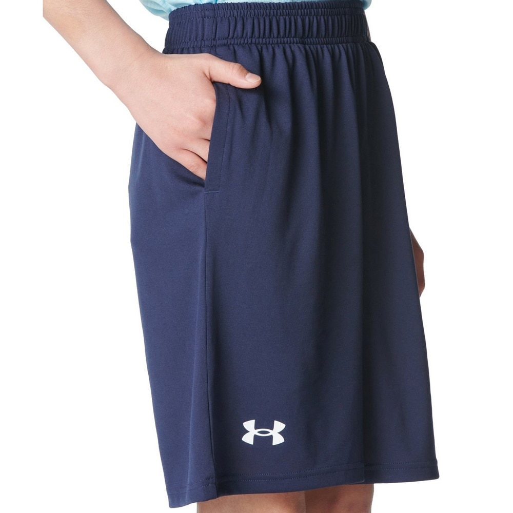 アンダーアーマー（UNDER ARMOUR）（キッズ）ジュニア テック カラーブロック Tシャツ ショーツ 上下セット 6001343 410