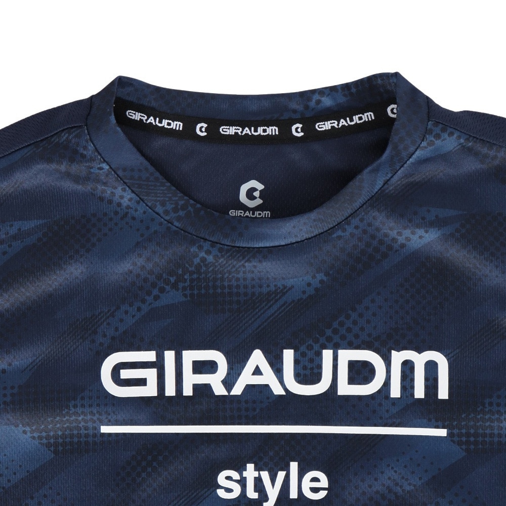 ジローム（GIRAUDM）（キッズ）ドライプラス 半袖Tシャツ ハーフパンツ 上下セット CT5S0060-TR865-GRJY NVY
