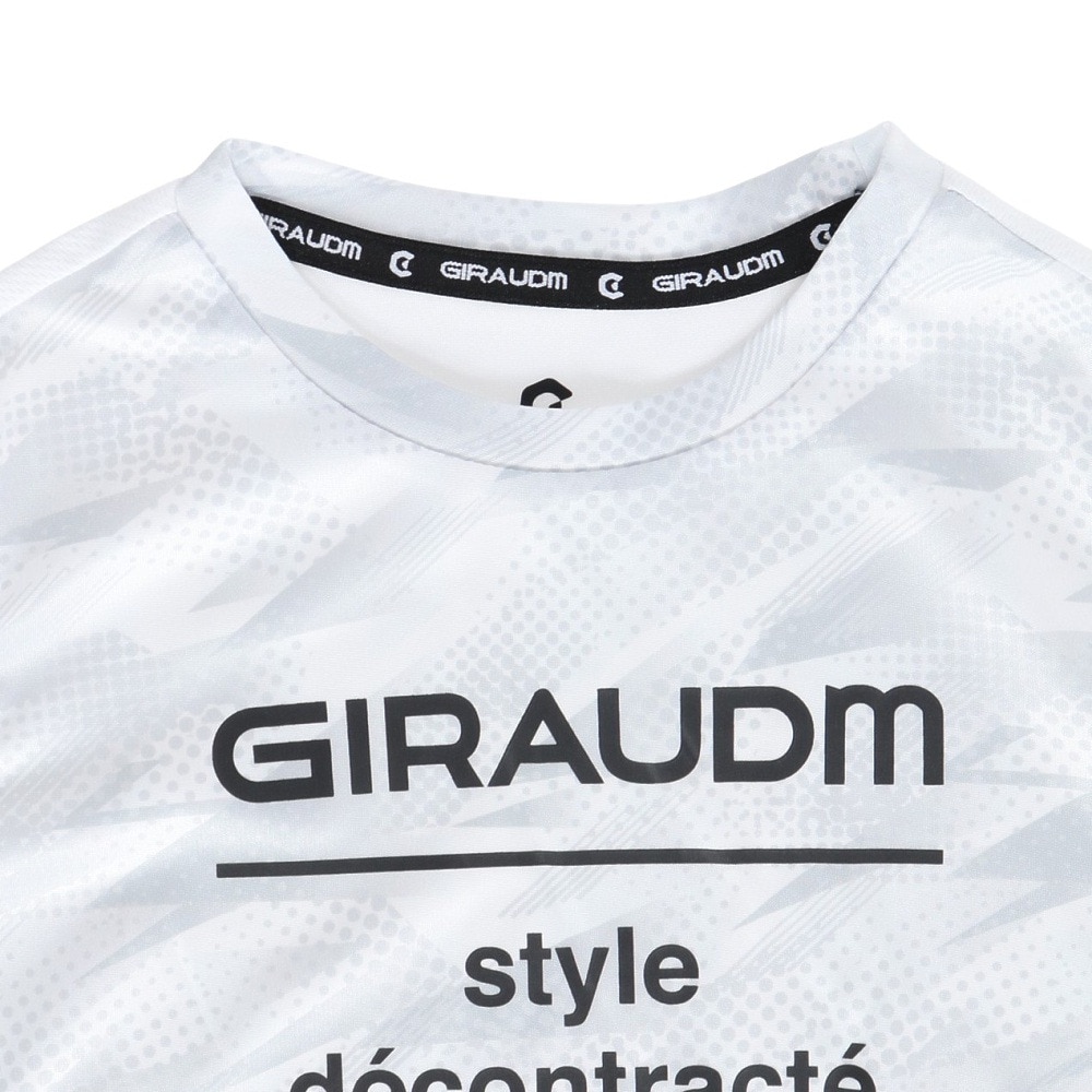 ジローム（GIRAUDM）（キッズ）ドライプラス 半袖Tシャツ ハーフパンツ 上下セット CT5S0060-TR865-GRJY WHT