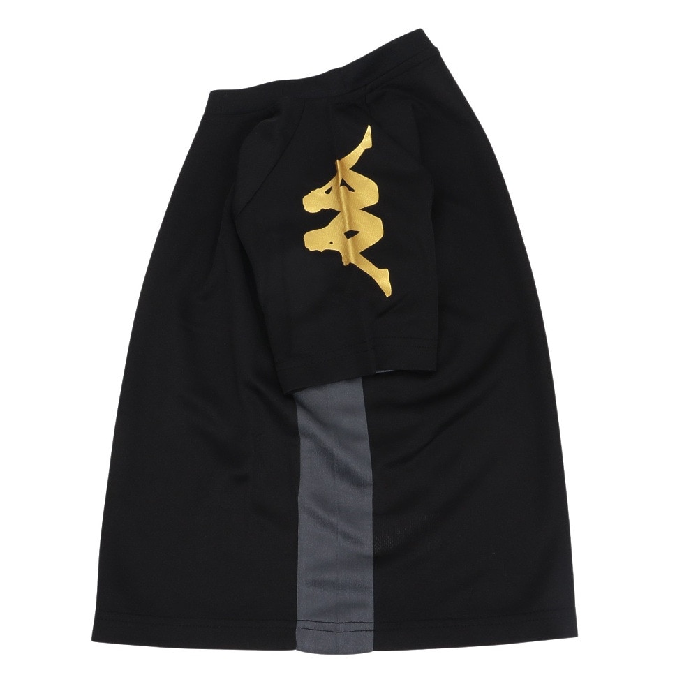 カッパ（Kappa）（キッズ）ジュニア 半袖Tシャツ スーツ 上下セット 115650-BK