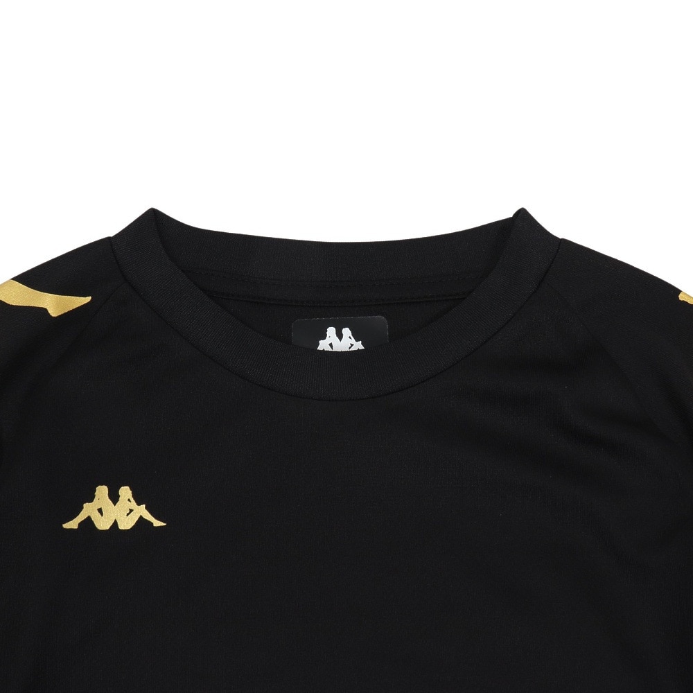カッパ（Kappa）（キッズ）ジュニア 半袖Tシャツ スーツ 上下セット 115650-BK