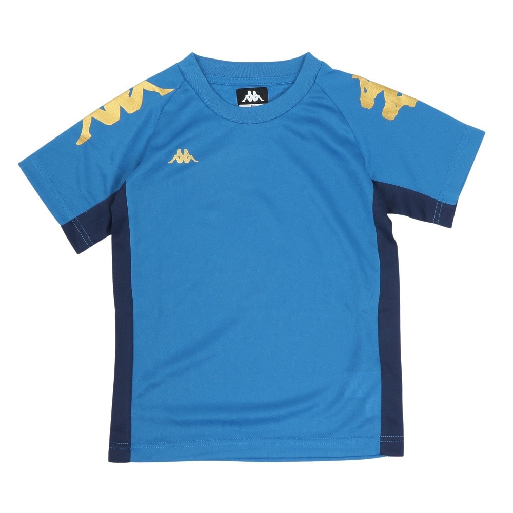 カッパ（Kappa）（キッズ）ジュニア 半袖Tシャツ スーツ 上下セット 115650-BL