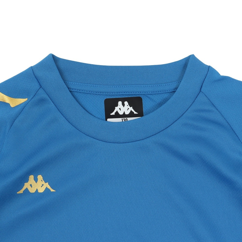 カッパ（Kappa）（キッズ）ジュニア 半袖Tシャツ スーツ 上下セット 115650-BL