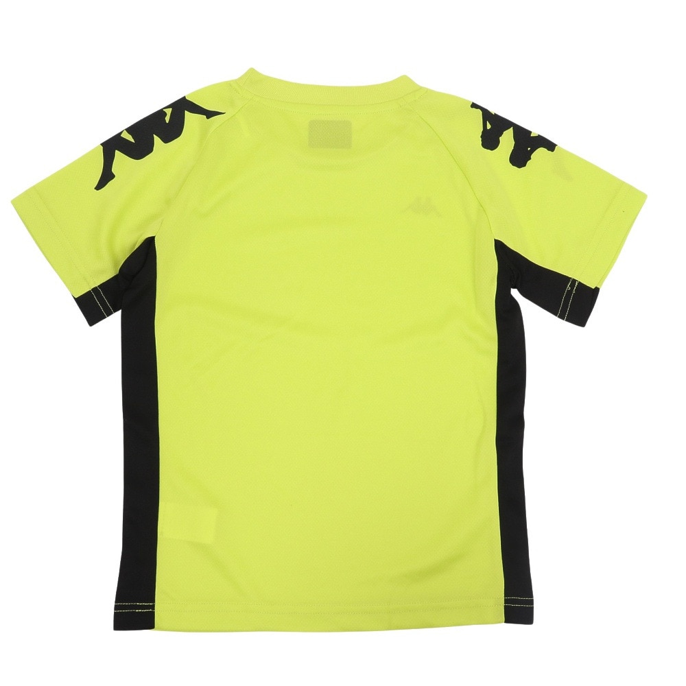 カッパ（Kappa）（キッズ）ジュニア 半袖Tシャツ スーツ 上下セット 115650-LIM