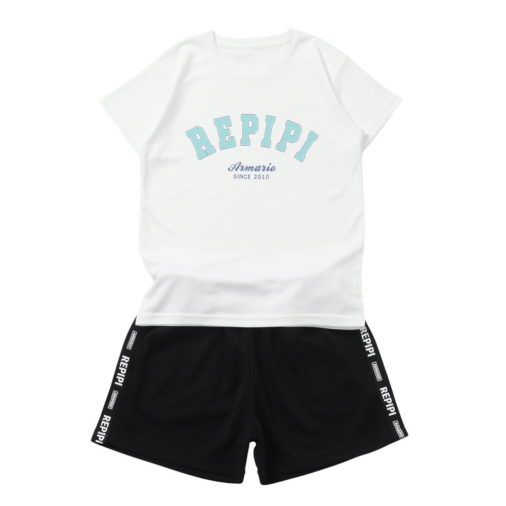 レピピアルマリオ（repipi armario）（キッズ）ジュニア 半袖Tシャツ&パンツセット 144886 -WT