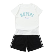 (キッズ)ジュニア 半袖Tシャツ&パンツセット 144886 -WT