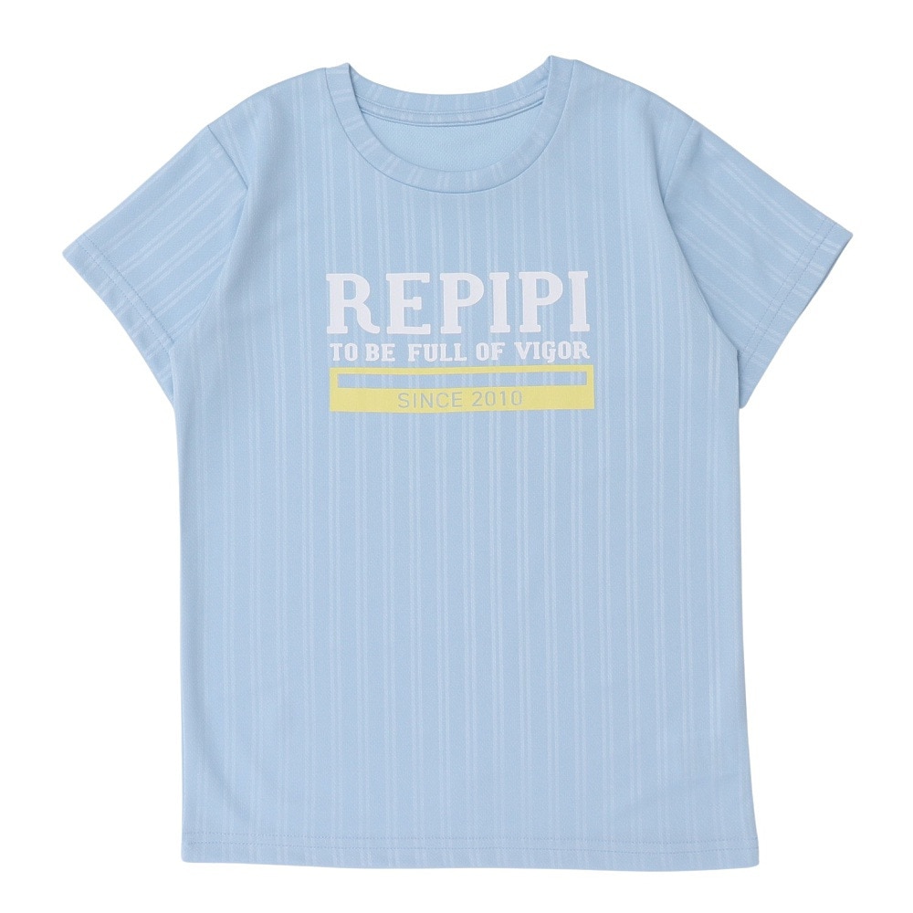レピピアルマリオ（repipi armario）（キッズ）ジュニア 半袖Tシャツ パンツ 上下セット 144893 -SAX