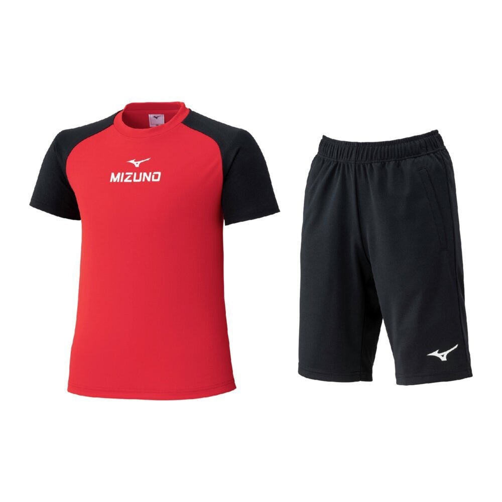 ミズノ（MIZUNO）（キッズ）ジュニア Tシャツ ハーフパンツ セット 32JGC41196