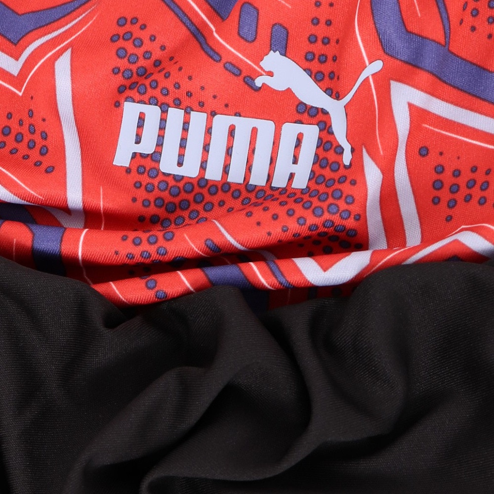 プーマ（PUMA）（キッズ）ボーイズ TAD ESS ポリ AOP Tシャツ & ショーツ 上下セット 687812 15 RED