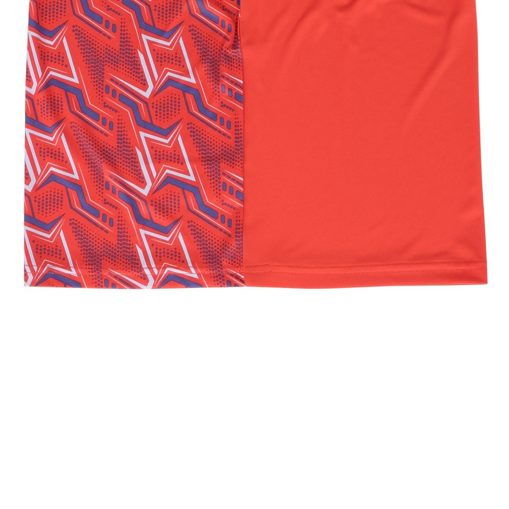 プーマ（PUMA）（キッズ）ボーイズ TAD ESS ポリ AOP Tシャツ & ショーツ 上下セット 687812 15 RED