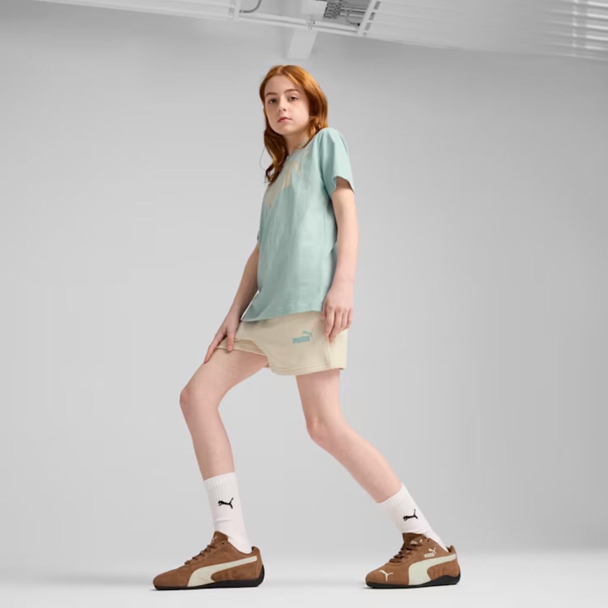 プーマ（PUMA）（キッズ）ガールズ ESS NO. 1 ロゴ 半袖 Tシャツ & ショーツ セット 687805 67 MNT