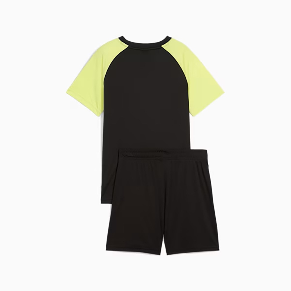 プーマ（PUMA）（キッズ）ボーイズ ESS NO. 1 ロゴ ポリ 半袖 Tシャツ & ショーツ 687868 01 BLK