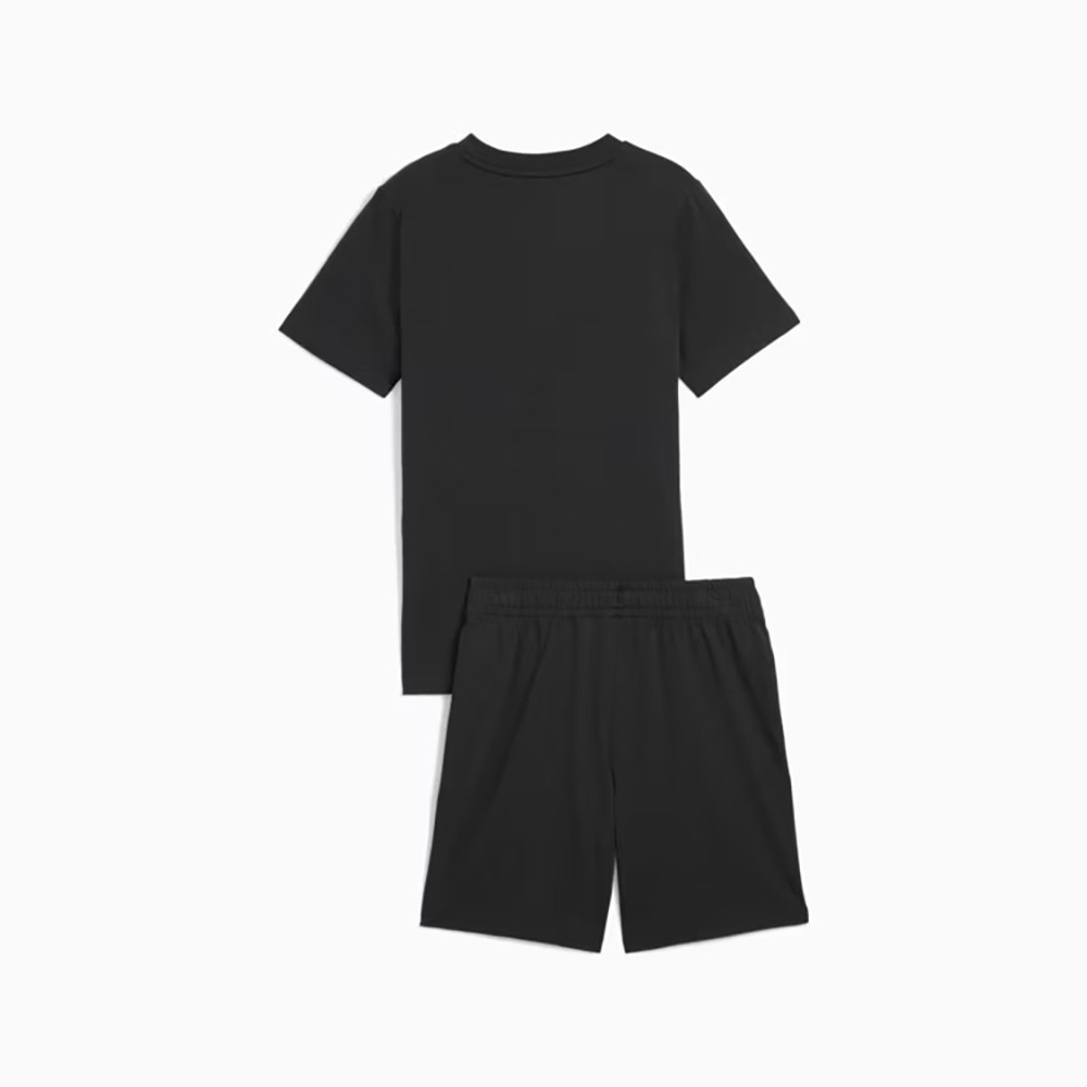プーマ（PUMA）（キッズ）ボーイズ ESS ロゴ ラブ HOG 半袖 Tシャツ & ショーツ セット 687887 01 BLK