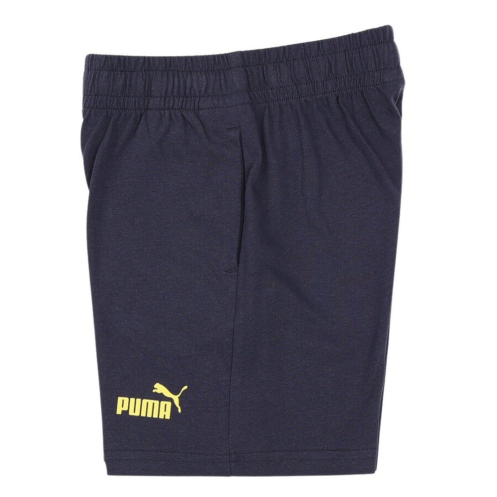 プーマ（PUMA）（キッズ）ボーイズ ESS ロゴ ラブ HOG 半袖 Tシャツ & ショーツ セット 687887 16 NVY