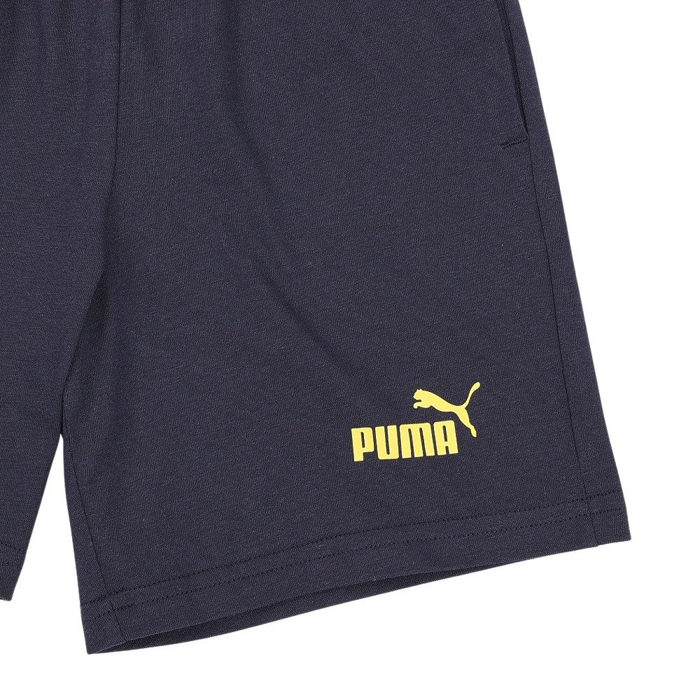 プーマ（PUMA）（キッズ）ボーイズ ESS ロゴ ラブ HOG 半袖 Tシャツ & ショーツ セット 687887 16 NVY